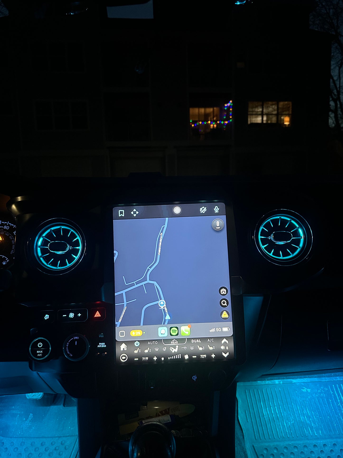 RGB LED Vents for 2016 - 2023 Toyota Tacoma