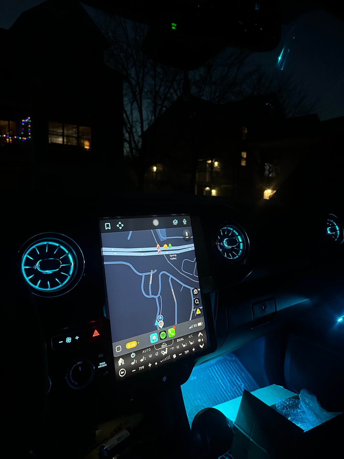 RGB LED Vents for 2016 - 2023 Toyota Tacoma