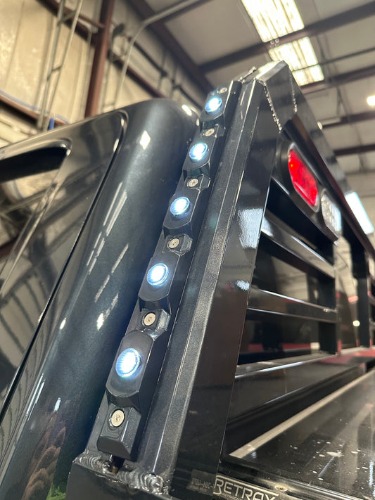 Billet Marker Light Mounts for Magnum Racks