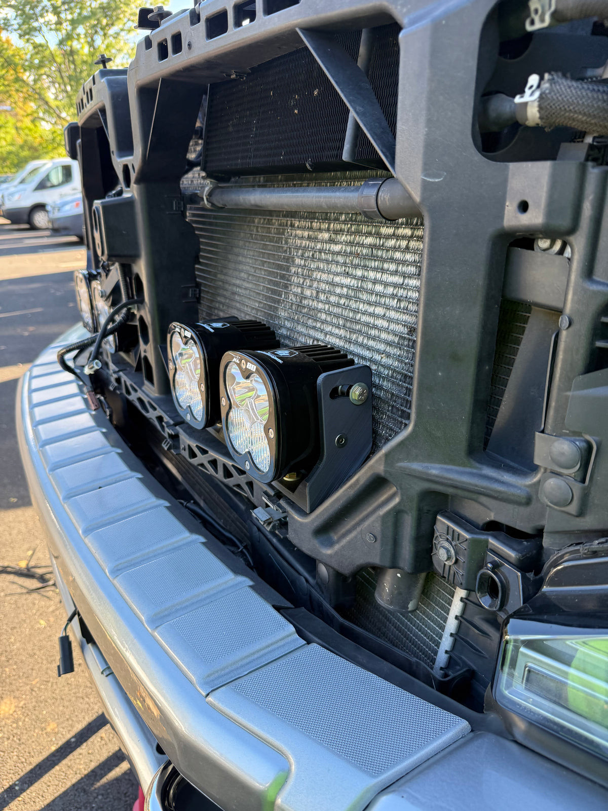 2020–2022 Ford F-250 / F-350 / F-450 Super Duty Baja Designs XL80 Behind-Grille Mounting Brackets
