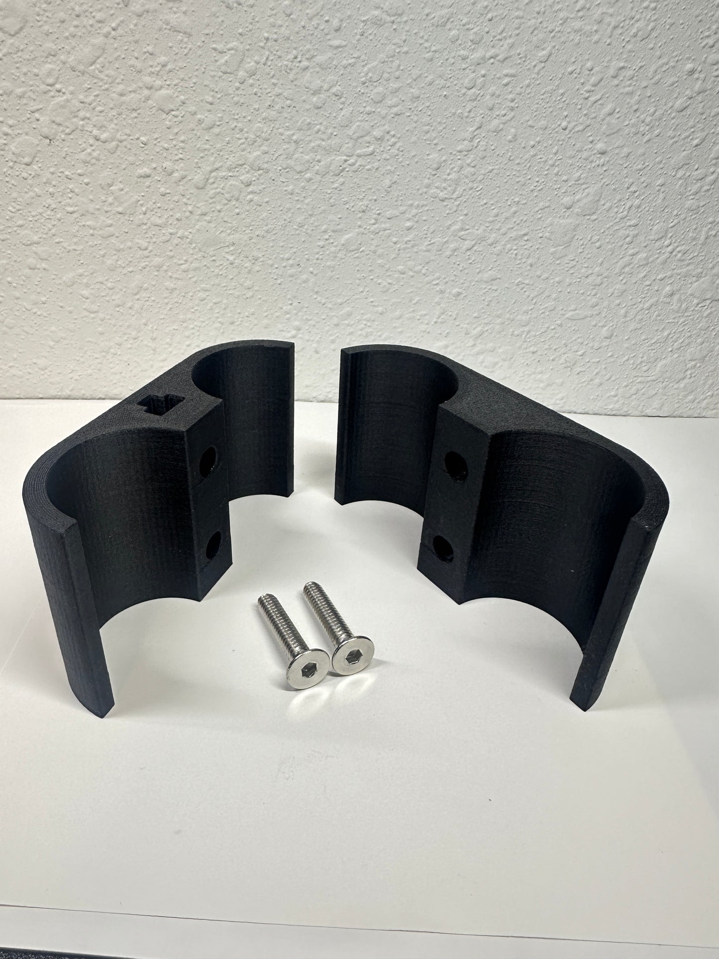 1.5" Pipe Spacer Clamp – Fixed 0.75" Gap | Dual Pipe Mount | 1/4-20 Hardware