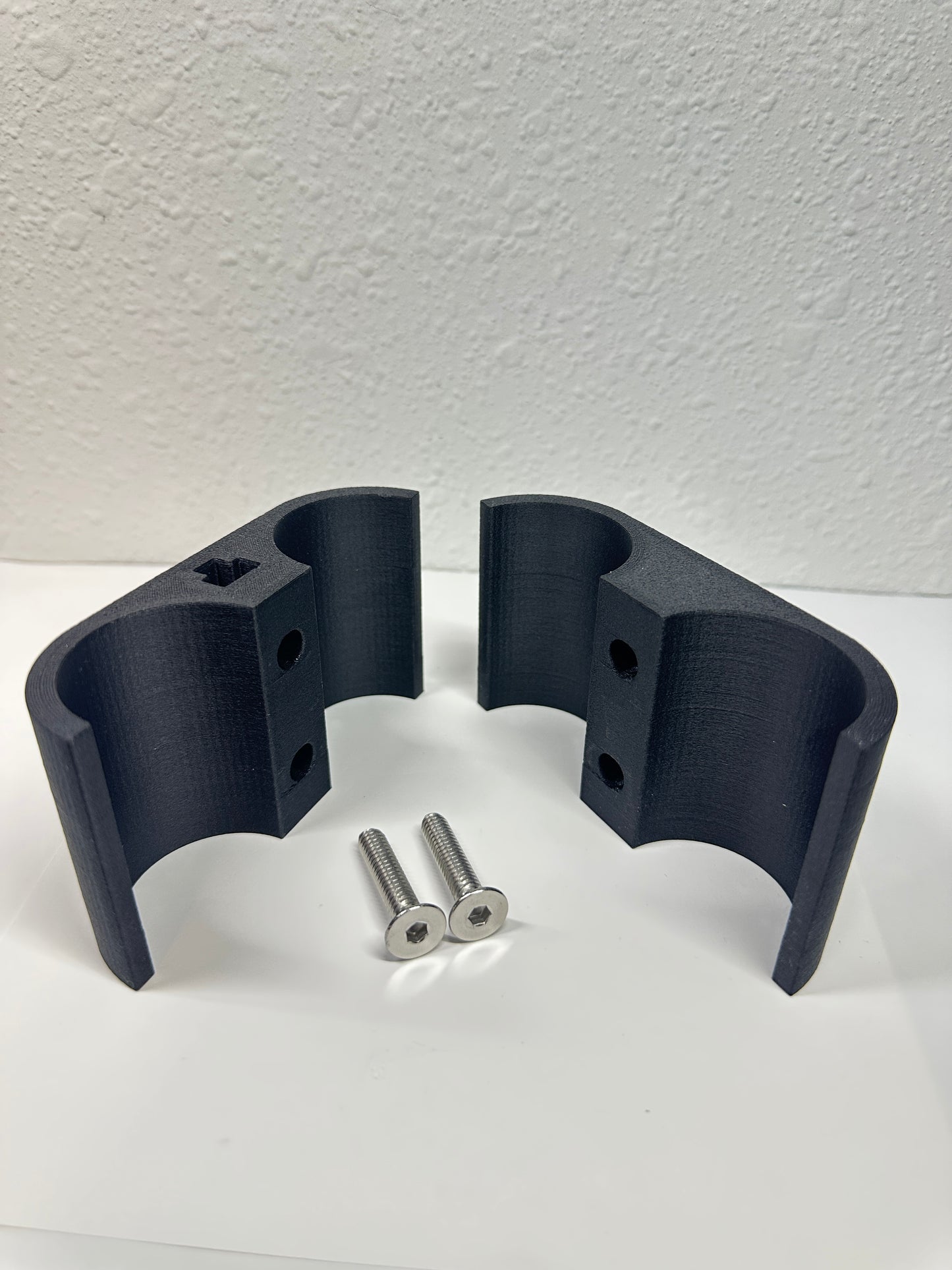 1.5" Pipe Spacer Clamp – Fixed 0.75" Gap | Dual Pipe Mount | 1/4-20 Hardware