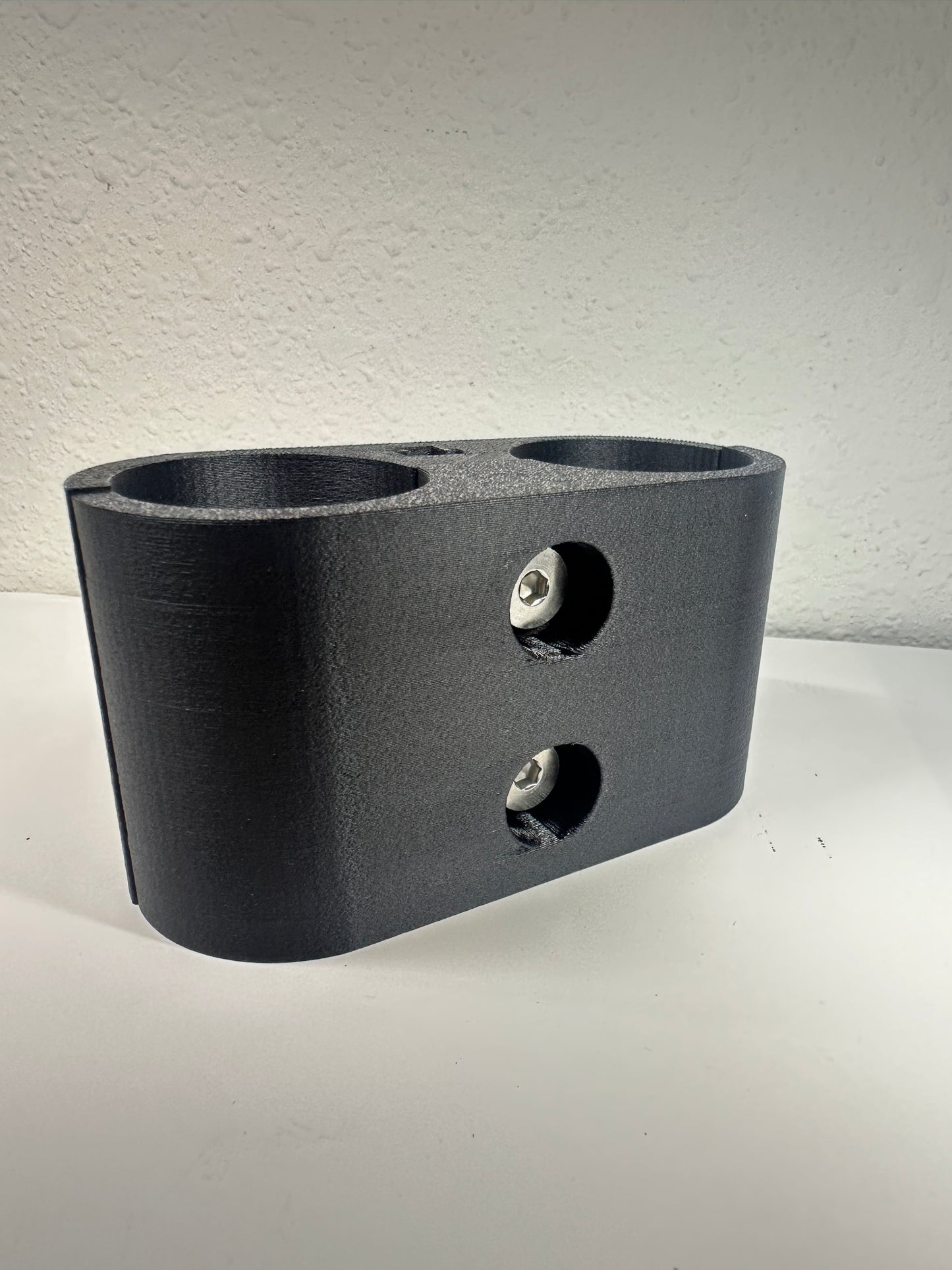 1.5" Pipe Spacer Clamp – Fixed 0.75" Gap | Dual Pipe Mount | 1/4-20 Hardware