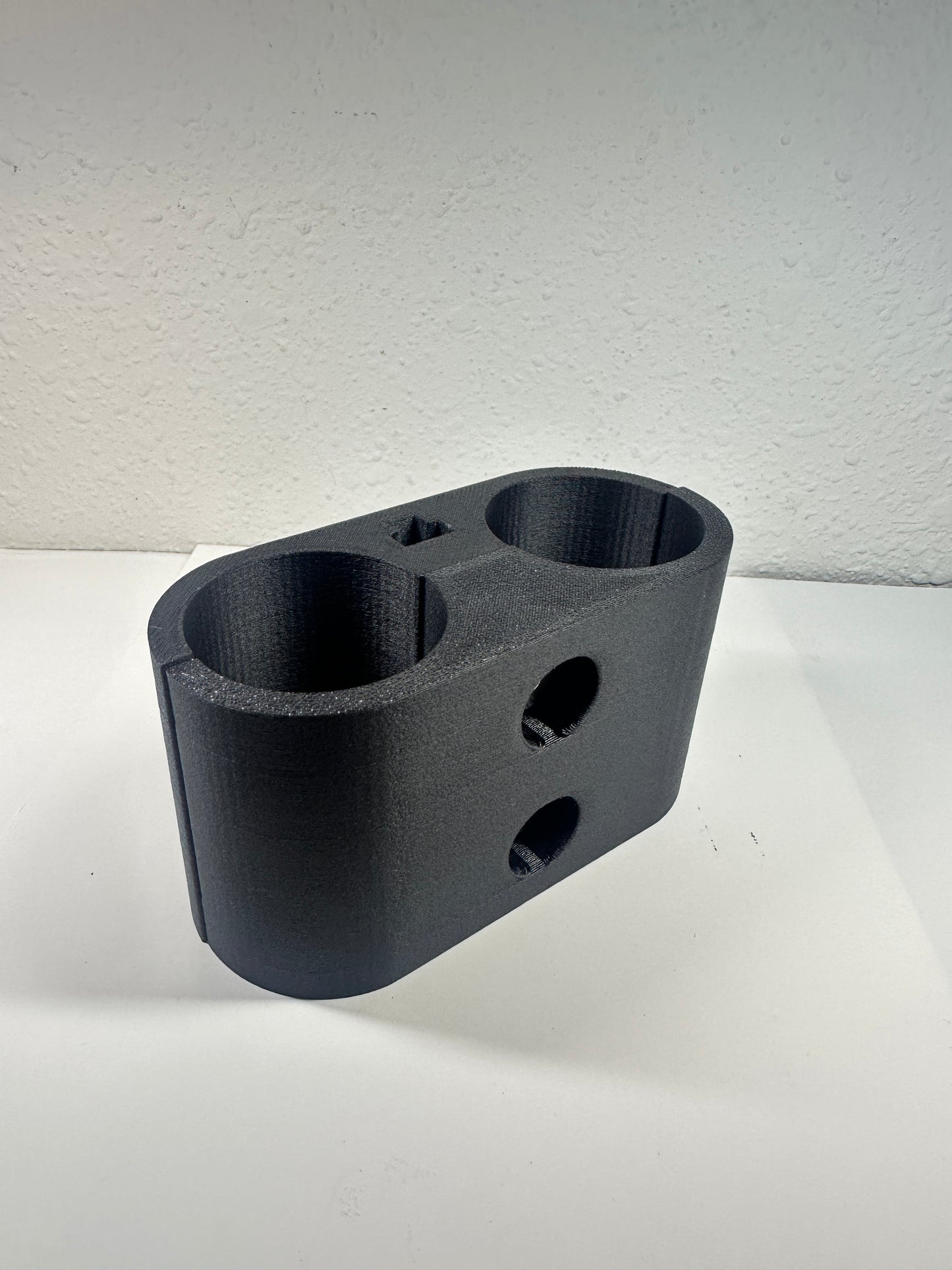 1.5" Pipe Spacer Clamp – Fixed 0.75" Gap | Dual Pipe Mount | 1/4-20 Hardware